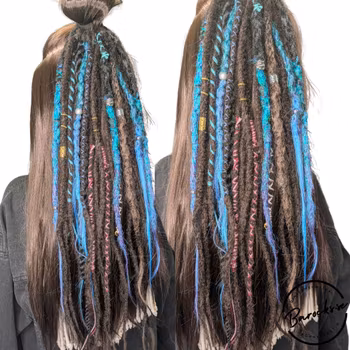 "Norrsken" Dreads Ponytail Extensions