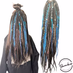 "Norrsken" Dreads Ponytail Extensions