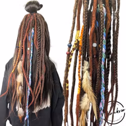 "Rötter" Dreads Ponytail Extensions