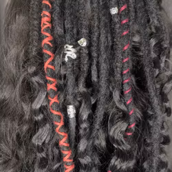 "Mörker" Dreads Ponytail Extensions