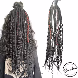 "Mörker" Dreads Ponytail Extensions