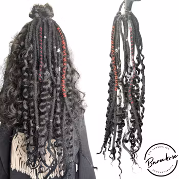"Mörker" Dreads Ponytail Extensions