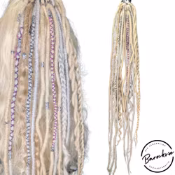 "Sand" Dreads Ponytail Extensions