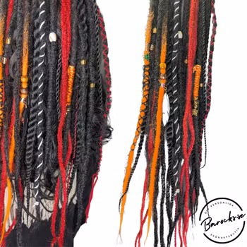 "Ember" Dreads Ponytail Extensions