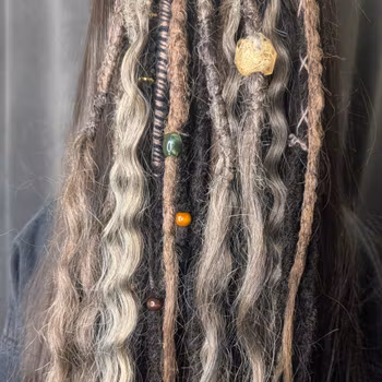 "Hexagon" Dreads Ponytail Extensions