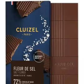 Cluizel  Mörk chokladkaka med havssalt