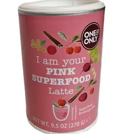 Pink superfood latte