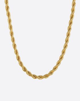 2 st 5 mm Halsband Cordell 50 och 60cm Guld