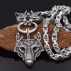Wolf Freke Necklace (More eye colors)