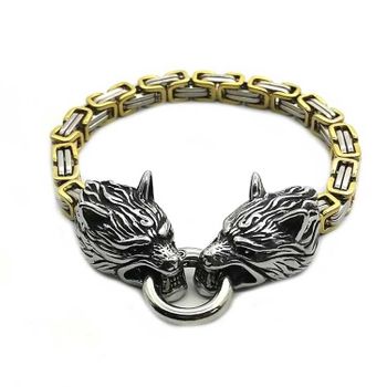 Paket Golden Wolves Halsband och Golden Wolves Armband