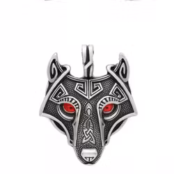 Wolf Freke Necklace (More eye colors)