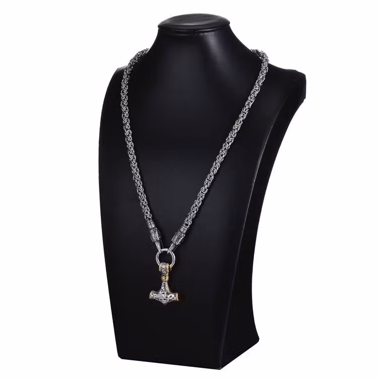 Halsband Hugin silver/gold