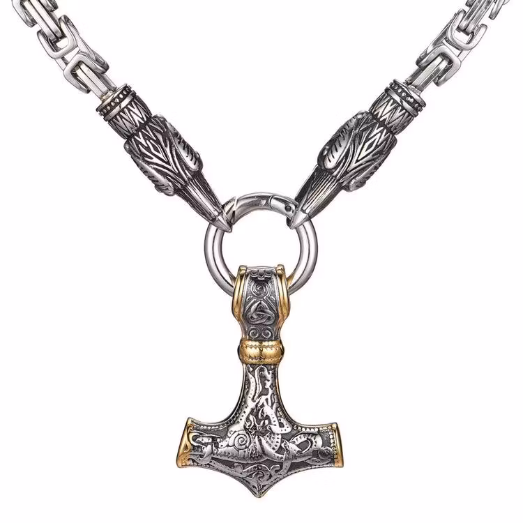 Halsband Munin silver/gold