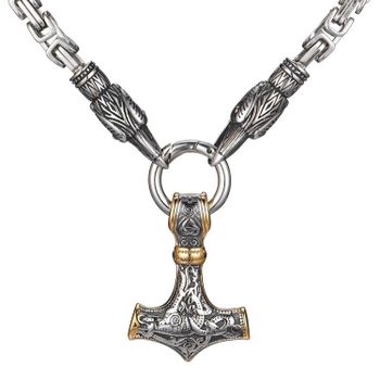 Halsband Munin silver/gold