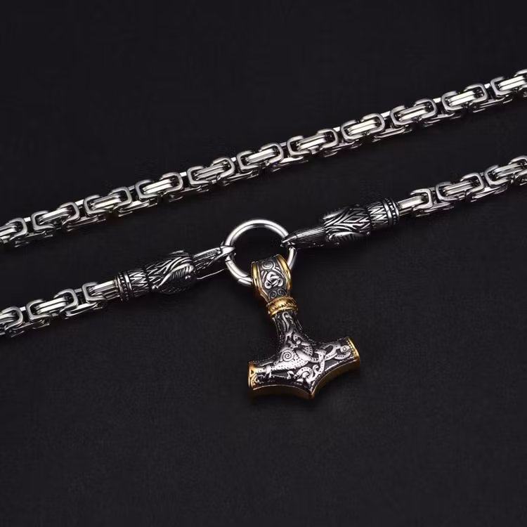 Halsband Munin silver/gold
