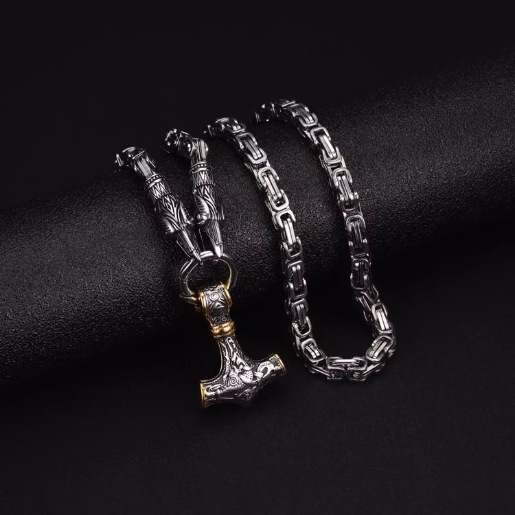 Halsband Munin silver/gold