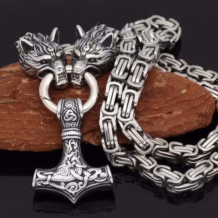 Paket Wolves Halsband och armband