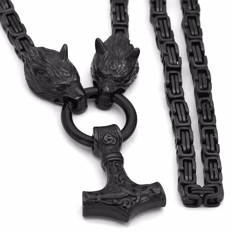 Halsband Black Wolves