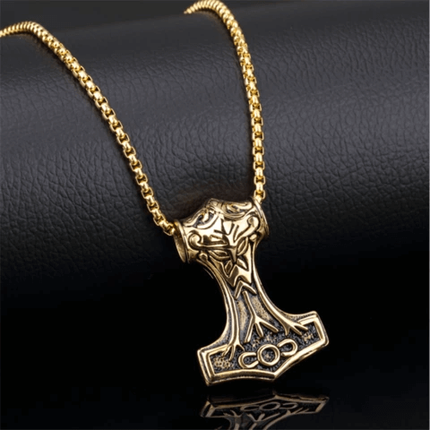 Halsband Mjölner Silver