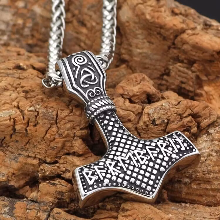 Halsband Berserker Silver 4mm