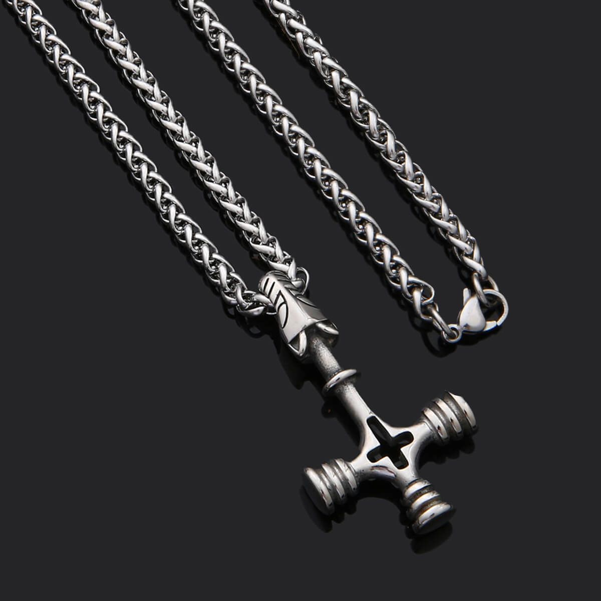Halskæde Wolf Cross
