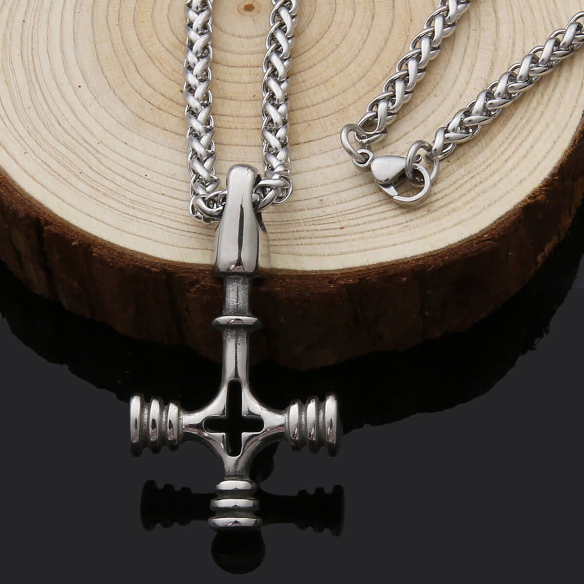 Halskæde Wolf Cross
