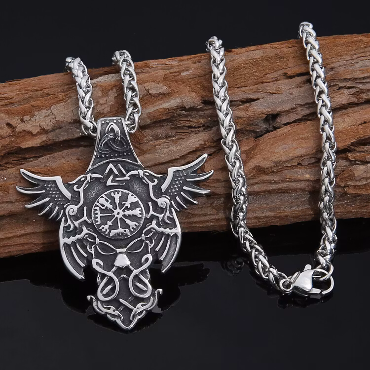 Halsband Raven Vegvisir
