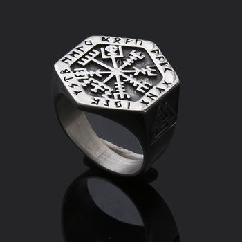 Ring Vegvisir Valknut