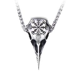 Necklace Munin Aegishjalmur 4mm