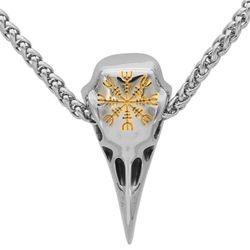 Necklace Munin Aegishjalmur 4mm