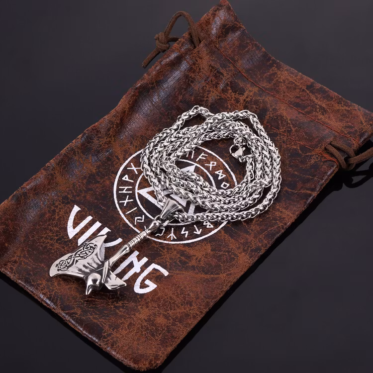 Necklace Axe Vegvisir
