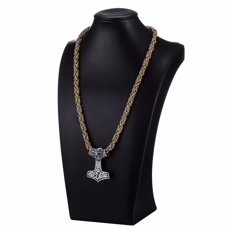 Halsband Kungslänk Tor Gold