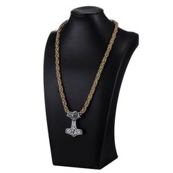 Halsband Kungslänk Tor Gold