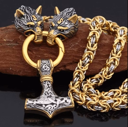 Halskjede Golden Valhalla Silver / Gold