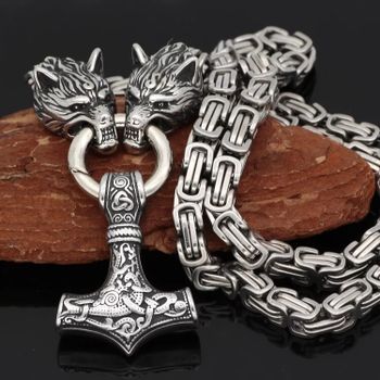 Halsband Wolves Silver