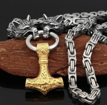 Halsband Wolves Gold