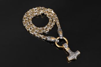 Halsband Harald Blåtand Silver/Gold
