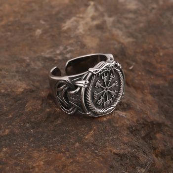 Ring Vegvisir Jörmungandr