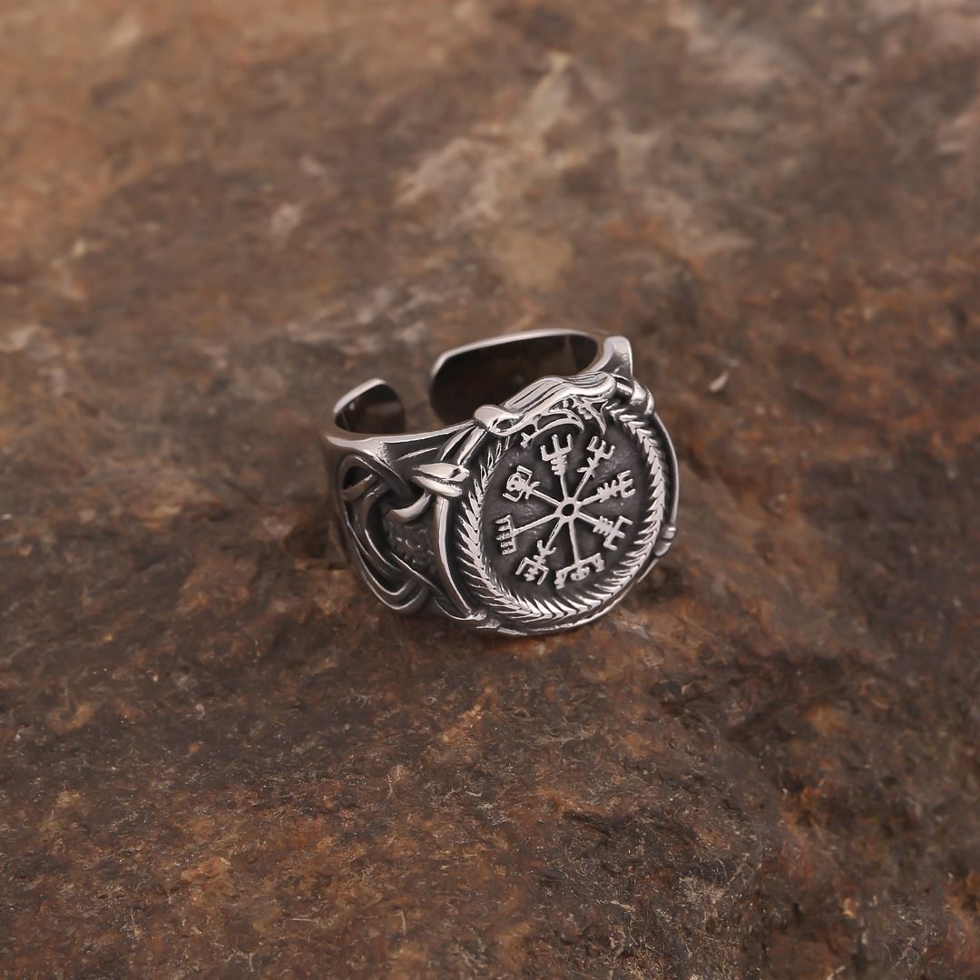 Ring Vegvisir Jörmungandr