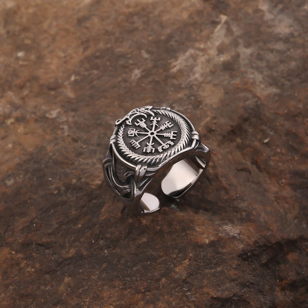 Ring Vegvisir Jörmungandr