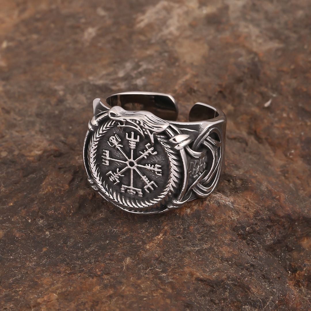 Ring Vegvisir Jörmungandr