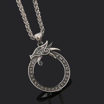 Halsband Jörmundgandr Futhark