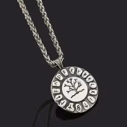 Halsband Yggdrasil Futhark
