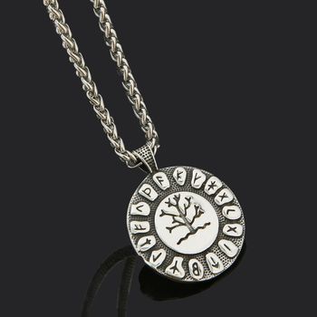 Halsband Yggdrasil Futhark