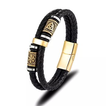 Armband Vegvisir Läder