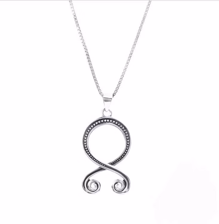 Necklace Troll Cross 925 silver