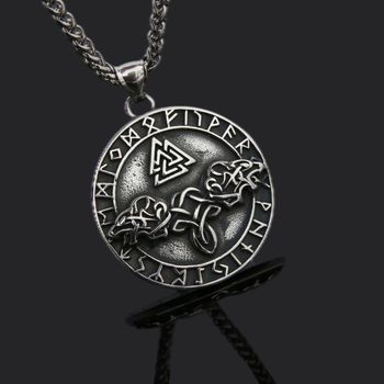 Halsband Wolves Valknut
