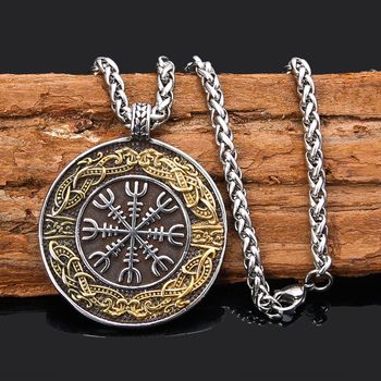 Halsband Futhark Aegishjalmur