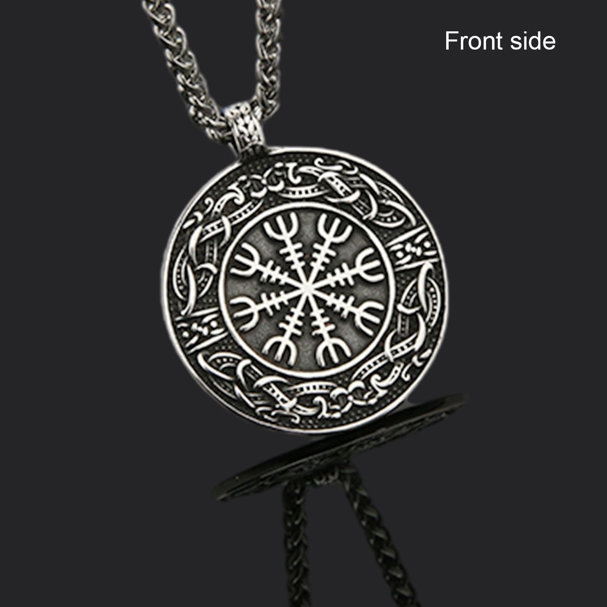 Halsband Futhark Aegishjalmur