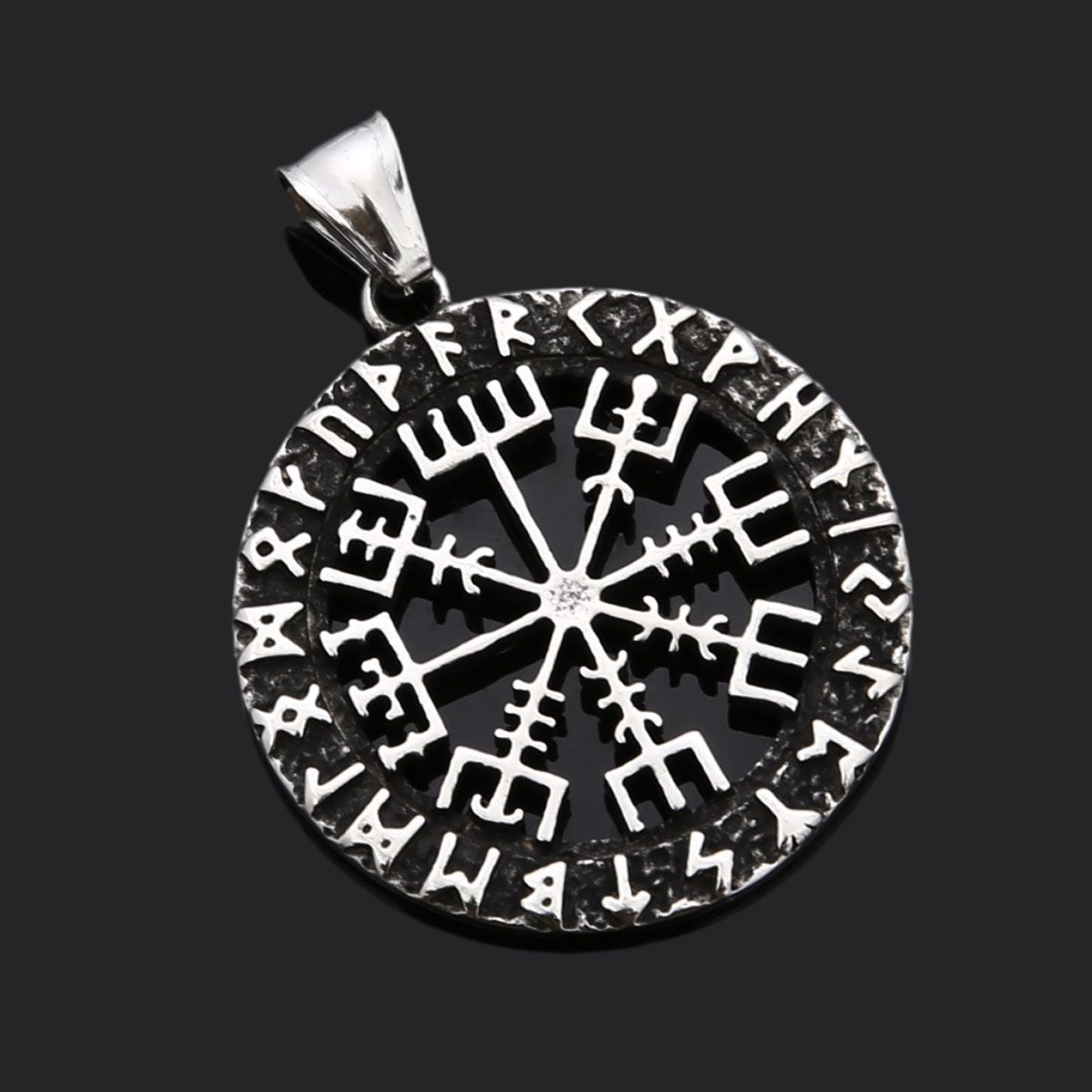 Halsband Futhark Vegvisir